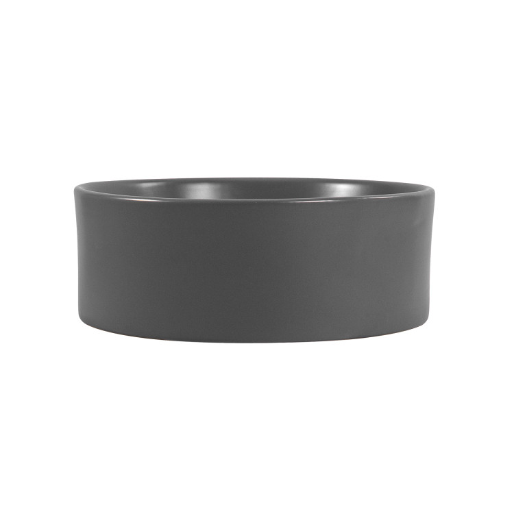 Раковина накладная для установки на столешницу Aquatek AQ5118-MG 400*400*165, матовый серый