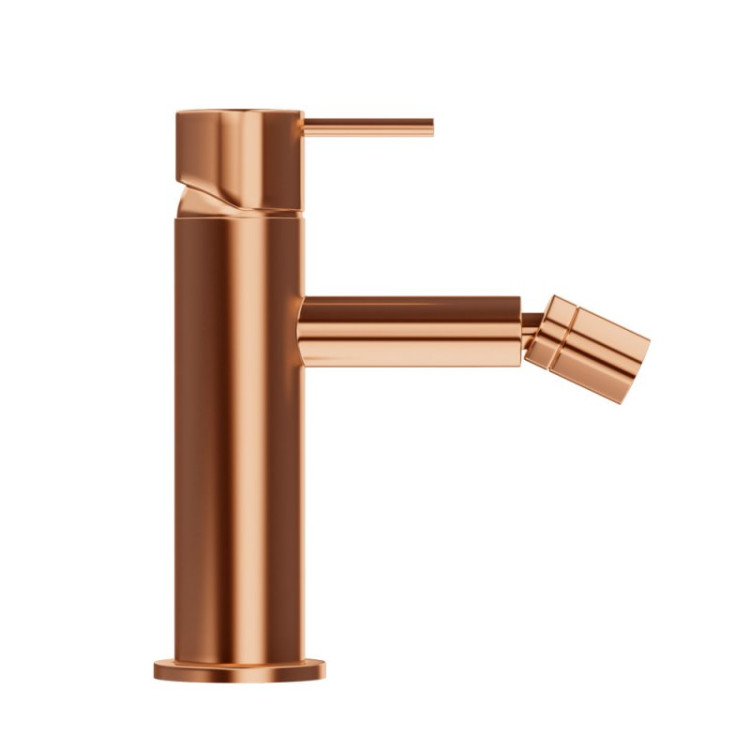 Смеситель для биде однорычажный с тонкой ручкой, без донного клапана Cezares LEAF-BSM-L-01-W0