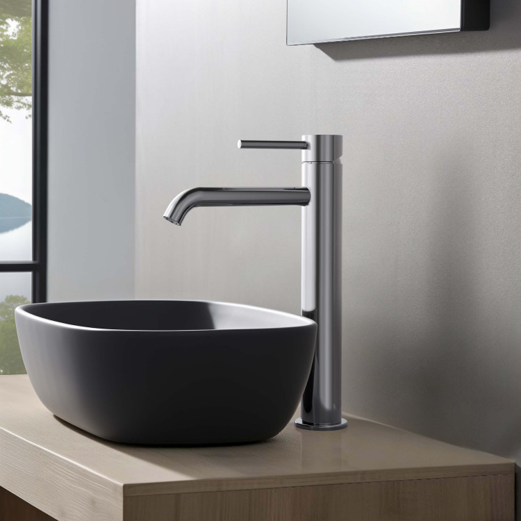 Смеситель для раковины 215, без донного клапана Aquatek AQ1304CR ЕВРОПА