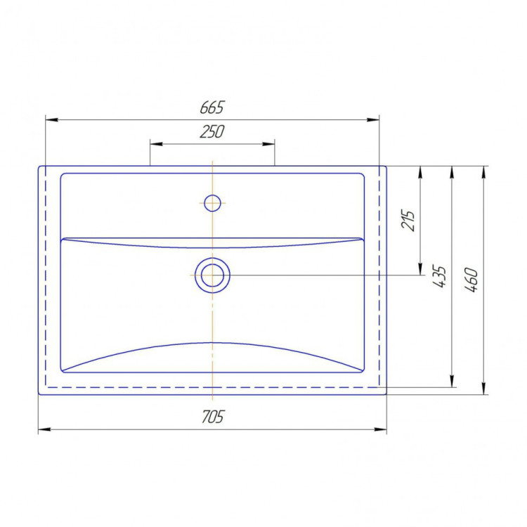 Раковина Кировит Фостер 70