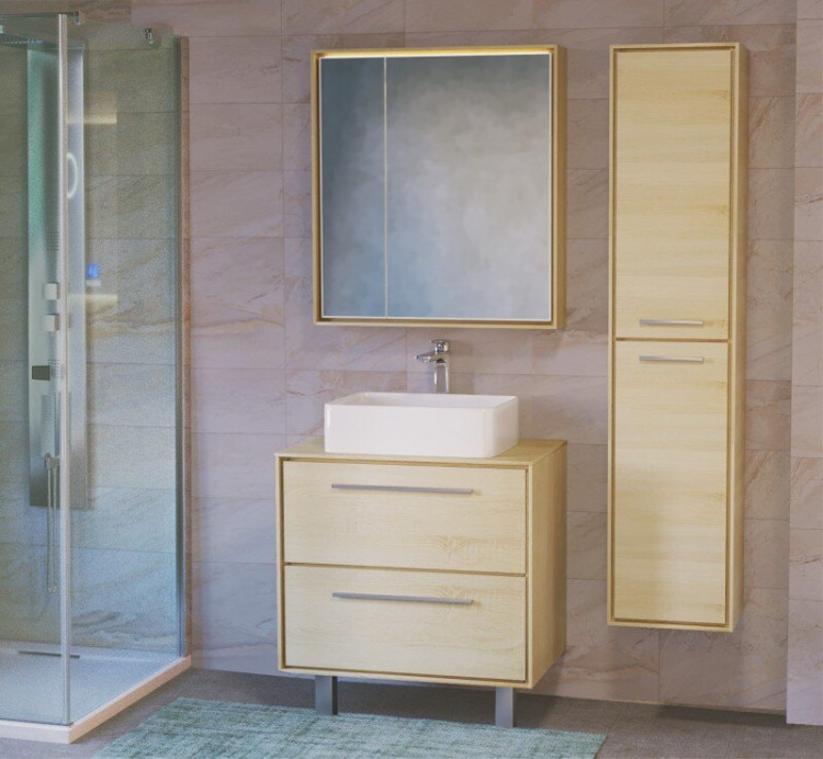 Тумба под раковину Raval Frame 75 подвесная