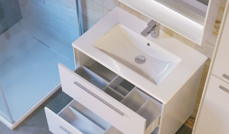 Тумба под раковину Raval Frame 75 подвесная