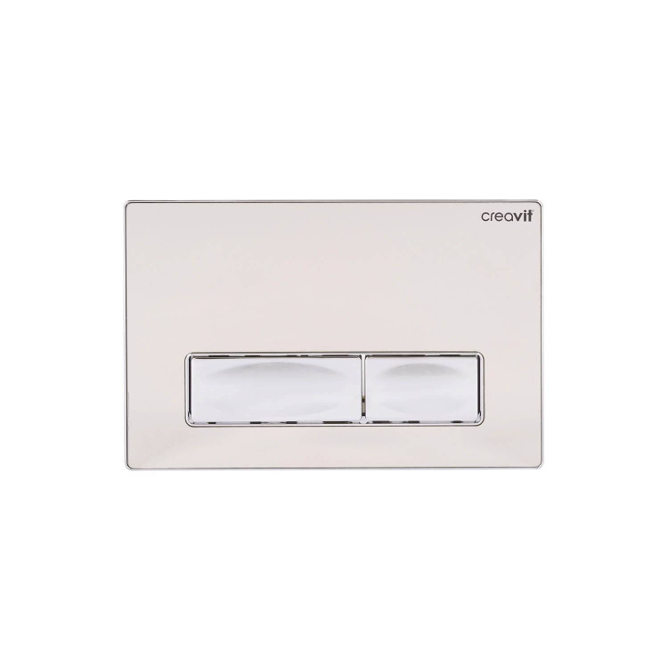 CREAVIT Кнопка для инсталляции металл нержавейка