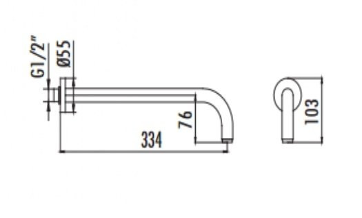 CREAVIT Выход для душевой насадки