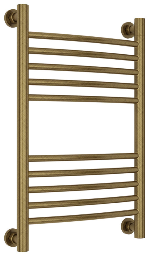 Полотенцесушитель водяной Сунержа Богема+ выгнутая 600х400 Состаренная бронза