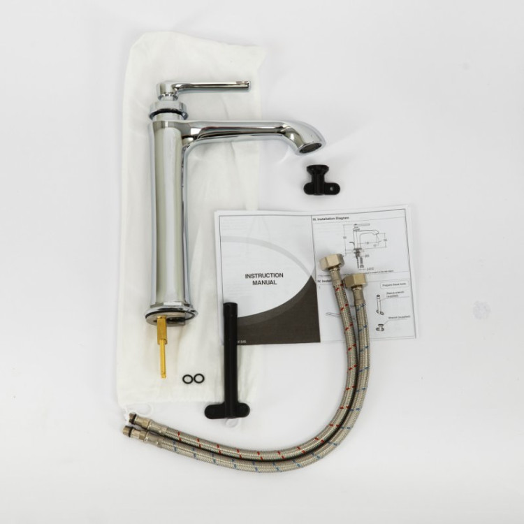 Смеситель для накладных раковин,без донного клапана Cezares LIBERTY-F-LC-01-W0