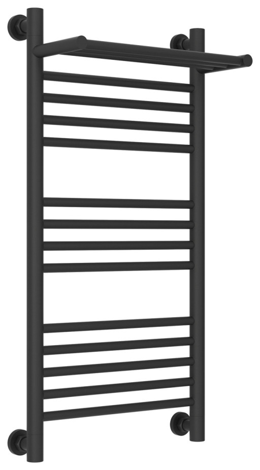 Полотенцесушитель водяной Сунержа Богема с полкой+ 800х400 Тёмный титан муар