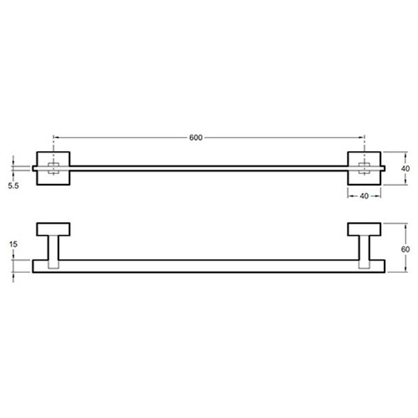 Полотенцедержатель Jacob Delafon Mecanique E77869-CP