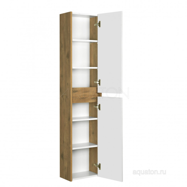 Полуколонна AQUATON Сканди белый, дуб рустикальный 1A255003SDZ90