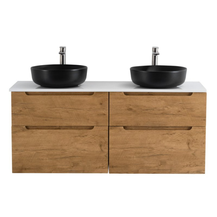 База под керамическую раковину подвесная с двумя выкатными ящиками BelBagno ETNA-700-2C-SO-WO-P