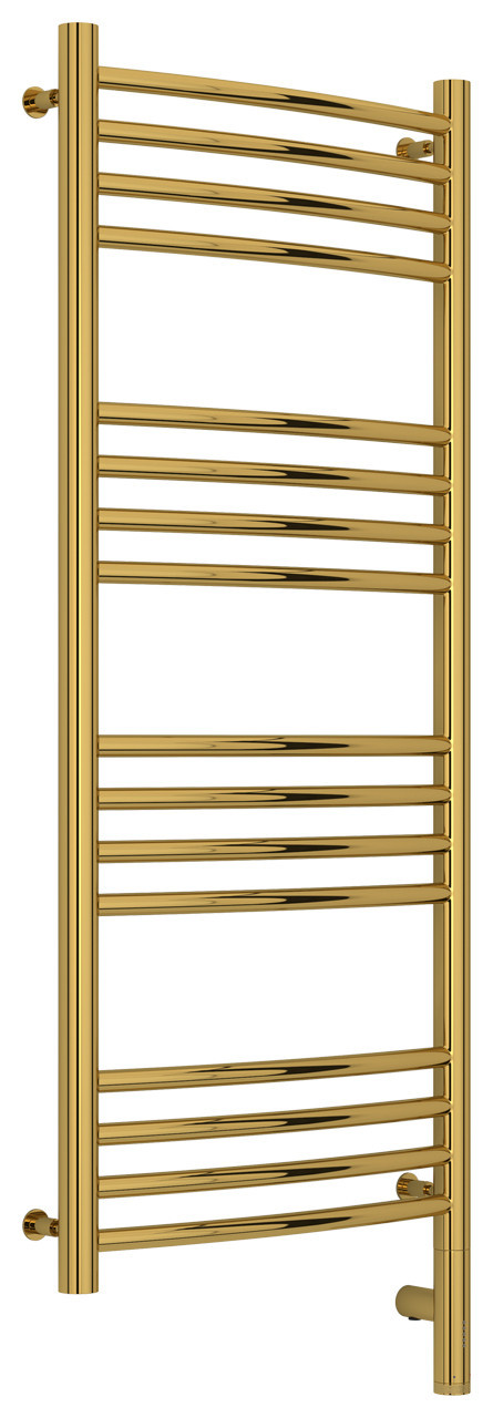 Полотенцесушитель электрический Сунержа Богема 3.0 выгнутая 1000х400 МЭМ правый Золото