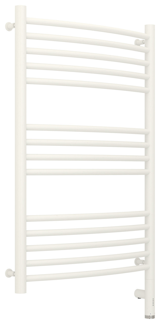 Полотенцесушитель электрический Сунержа Богема 3.0 выгнутая 800х500 МЭМ правый Матовый белый