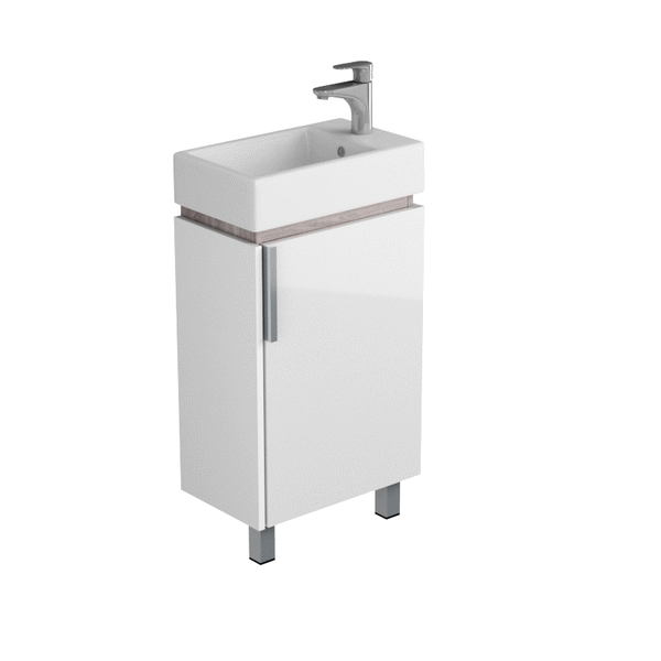 Тумба под раковину Aquaton Бэлла белый, джарра 1A221501BBAZ0