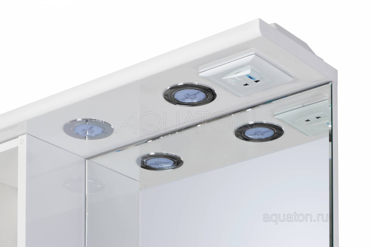 Зеркальный шкаф Aquaton Онда левый белый 1A009802ON01L