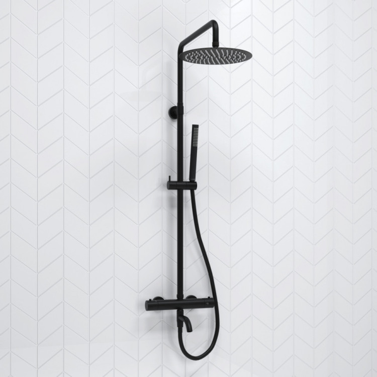 WasserKRAFT A288.258.217.BM Thermo Душевой комплект с термостатическим смесителем