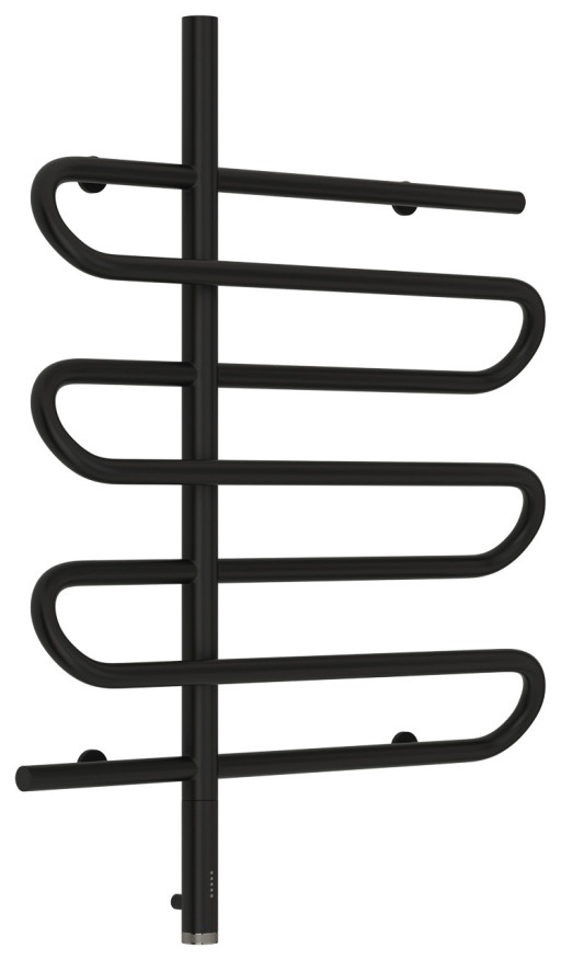 Полотенцесушитель электрический Сунержа Эпатаж 800х600 МЭМ левый Матовый чёрный