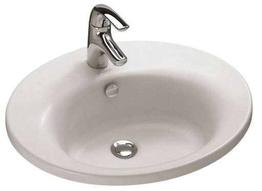 Встраиваемая раковина 57 х 48 см с заглушкой для переливного отверстия Jacob Delafon OVEE1524-00