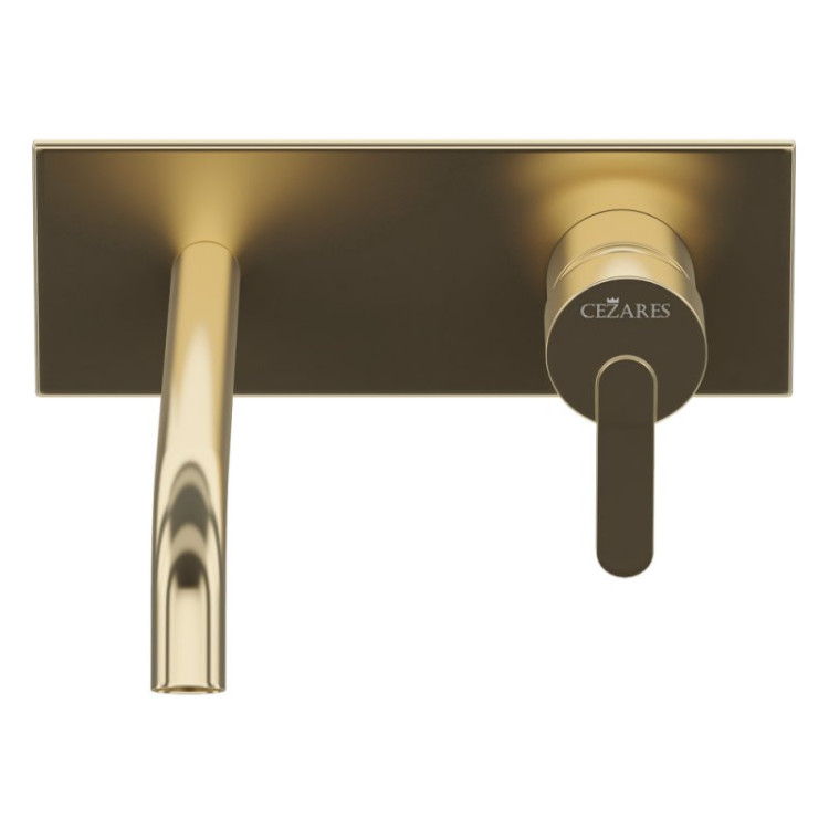 Смеситель для раковины встраиваемый однорычажный, на единой площадке Cezares LEAF-BLI1-MM