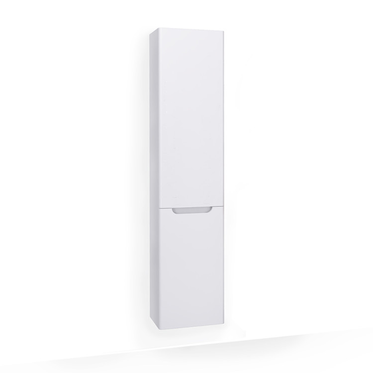 Пенал Wood 150, белый подвесной