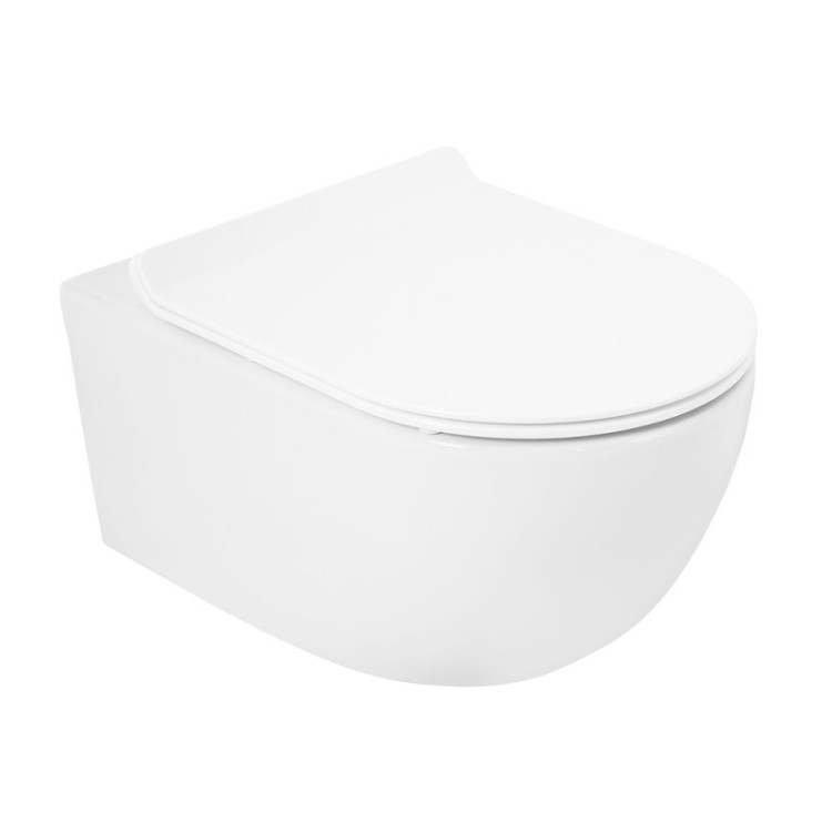 Сиденье дюропласт, soft close, металлическое крепление Cezares CZR-2011-SC