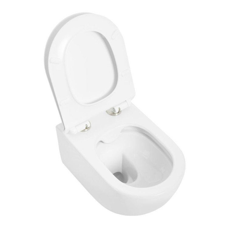 Сиденье дюропласт, soft close, металлическое крепление Cezares CZR-2011-SC