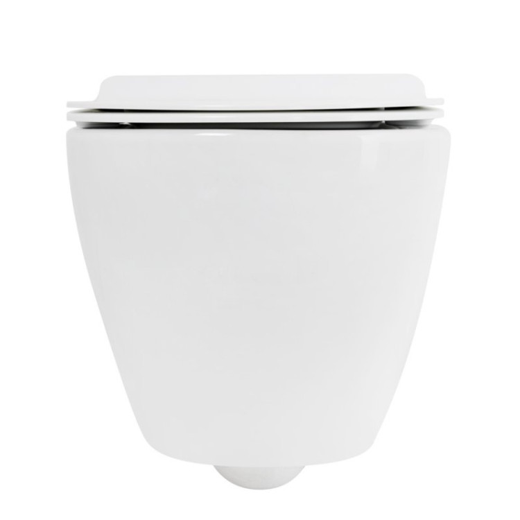 Сиденье дюропласт, soft close, металлическое крепление Cezares CZR-2011-SC