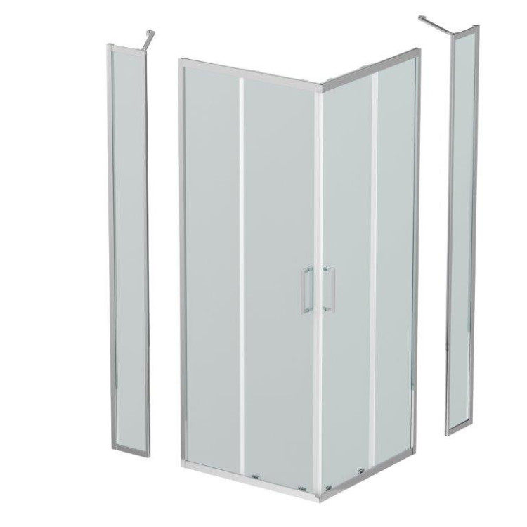 Душевой уголок BELBAGNO LUCE-A-22 Cezares LUCE-A-22-80+30-C-Cr