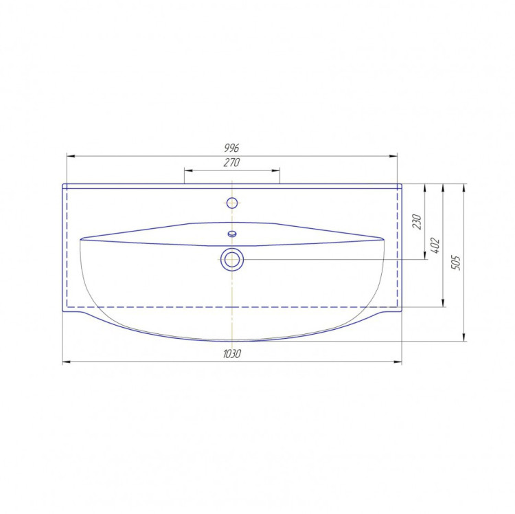 Раковина Кировит Элвис 1050