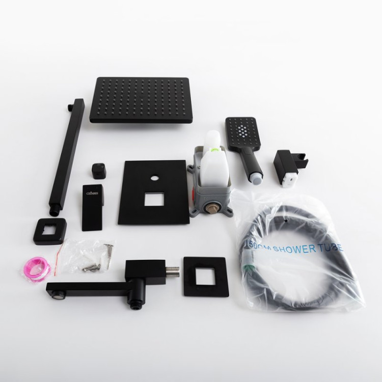 Душевой комплект встраиваемый с изливом Cezares SLIDER-VDSET-GM