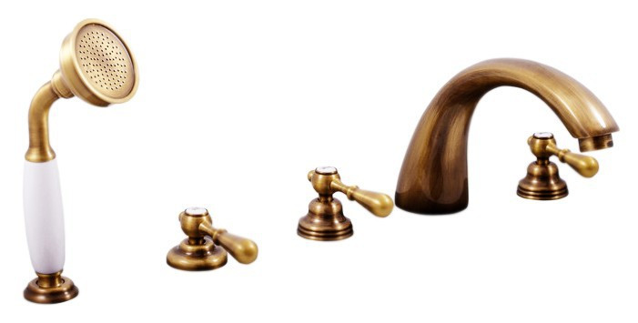 Смеситель на борт ванны Rav Slezak Morava retro MK469.5PSM