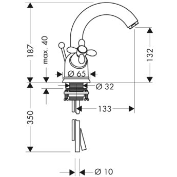 Смеситель Axor Starck 17030090