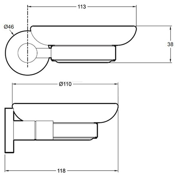 Мыльница Jacob Delafon Classique E77827-CP