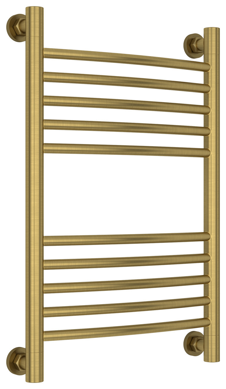 Полотенцесушитель водяной Сунержа Богема+ выгнутая 600х400 Состаренная латунь