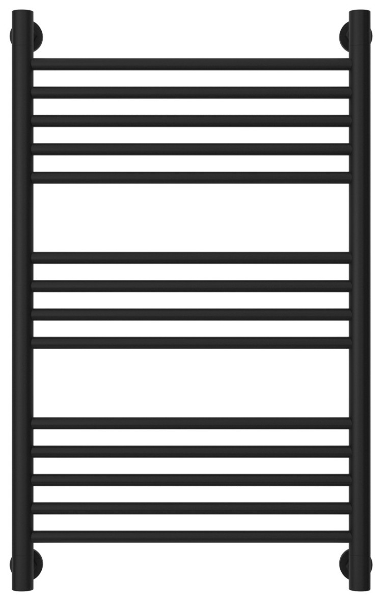 Полотенцесушитель водяной Сунержа Богема+ прямая 800х500 Матовый чёрный
