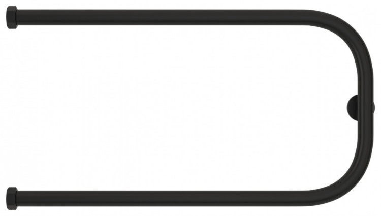 Полотенцесушитель водяной Сунержа П-образный+ 320х650 Матовый чёрный