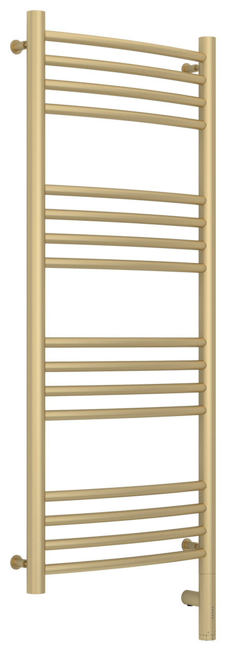 Полотенцесушитель электрический Сунержа Богема 3.0 выгнутая 1000х400 МЭМ правый Матовая шампань