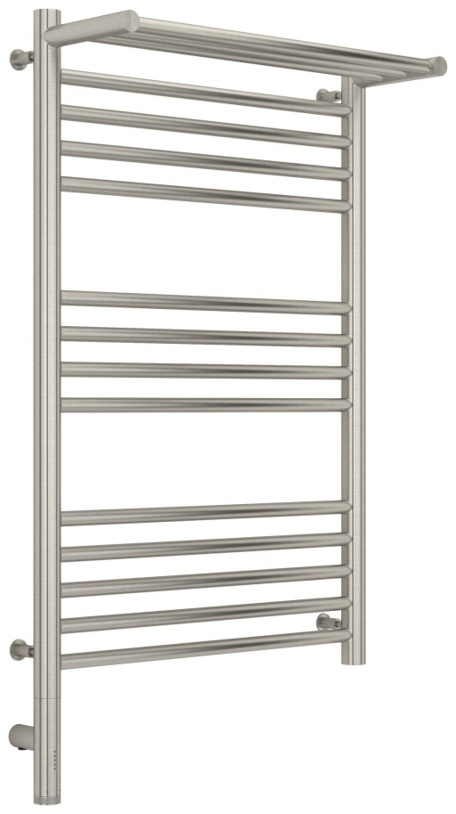 Полотенцесушитель электрический Сунержа Богема с полкой 3.0 800х500 / МЭМ левый Сатин