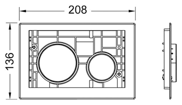 Кнопка смыва Tece Loop Modular 9240667 для унитаза