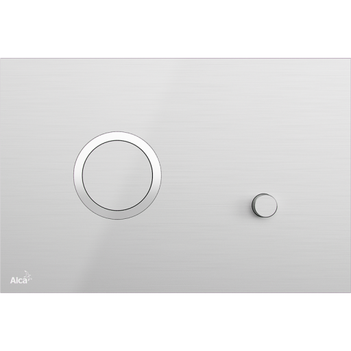 Кнопка управления для скрытых систем инсталляции, нержавеющая сталь-полумат/глянец Alcadrain Sting Inox