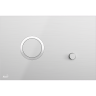 Кнопка управления для скрытых систем инсталляции, нержавеющая сталь-полумат/глянец Alcadrain Sting Inox