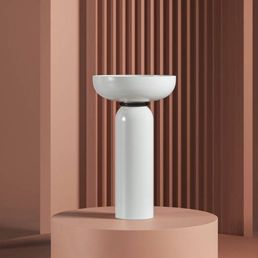 Artceram Jolie Раковина 50см., на пьедестале, пристенный монтаж, цвет: белый глянцевый