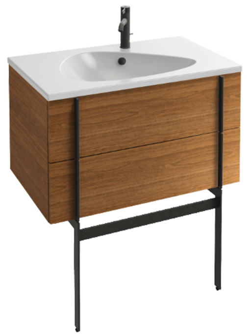 Мебель 80 см для раковины-столешницы 80 cм, фактурный дуб  Jacob Delafon NOUVELLE VAGUE EB3030-E73