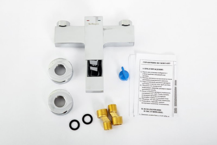 Смеситель для ванны и душа Cezares ROM-VAS-CRM