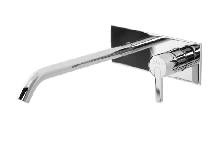 Смеситель для раковины встраиваемый однорычажный, на единой площадке Cezares LEAF-BLI1-SR