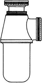 Слив из латуни с никелевым покрытием Jacob Delafon ОБЩАЯ КАТЕГОРИЯE78585-CP