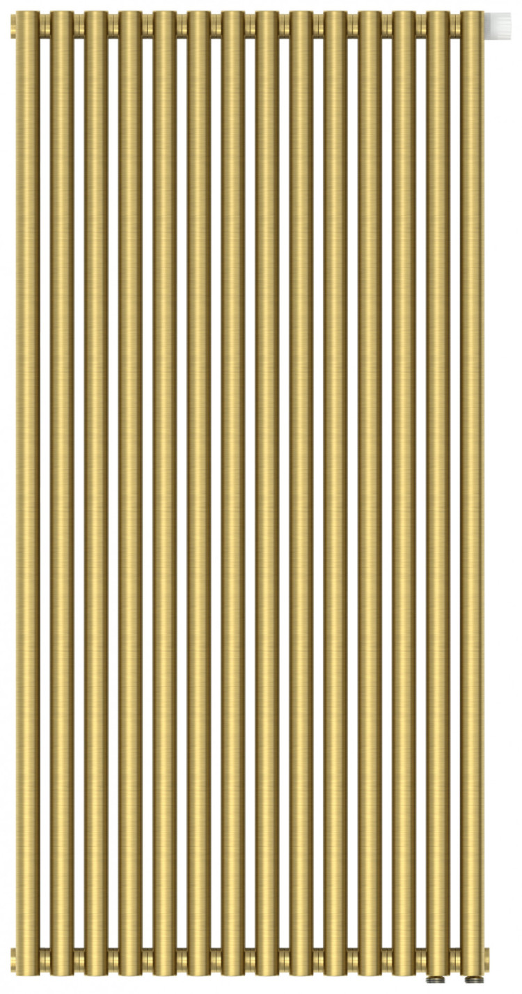 Отопительный радиатор Сунержа Эстет-00 EU50 1200х630 14 секций Состаренная латунь