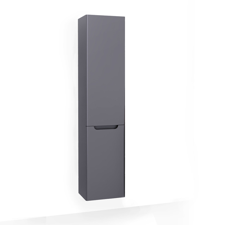 Пенал Wood 150, серый подвесной