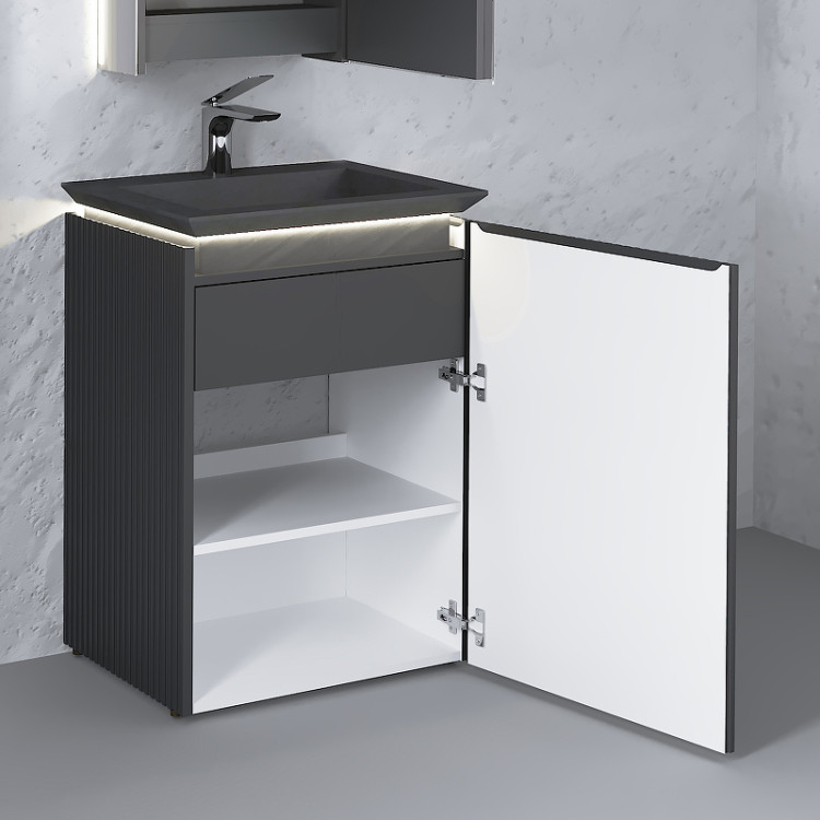 Тумба Incline 60 напольная Антрацит