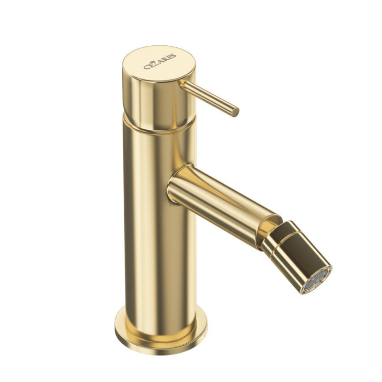 Смеситель для биде однорычажный с тонкой ручкой Cezares LEAF-BSM-L-SR