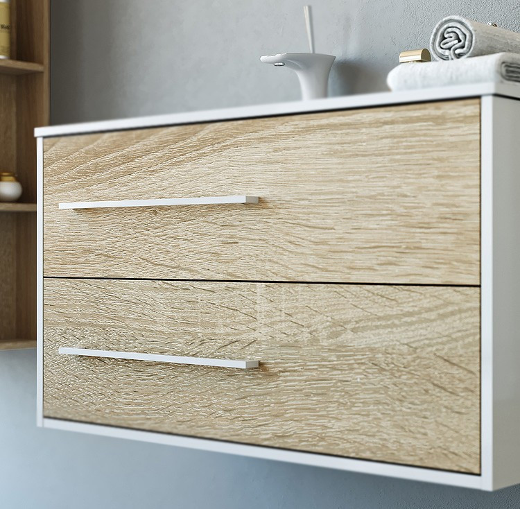 Тумба под раковину Aqwella Маями 90 подвесная